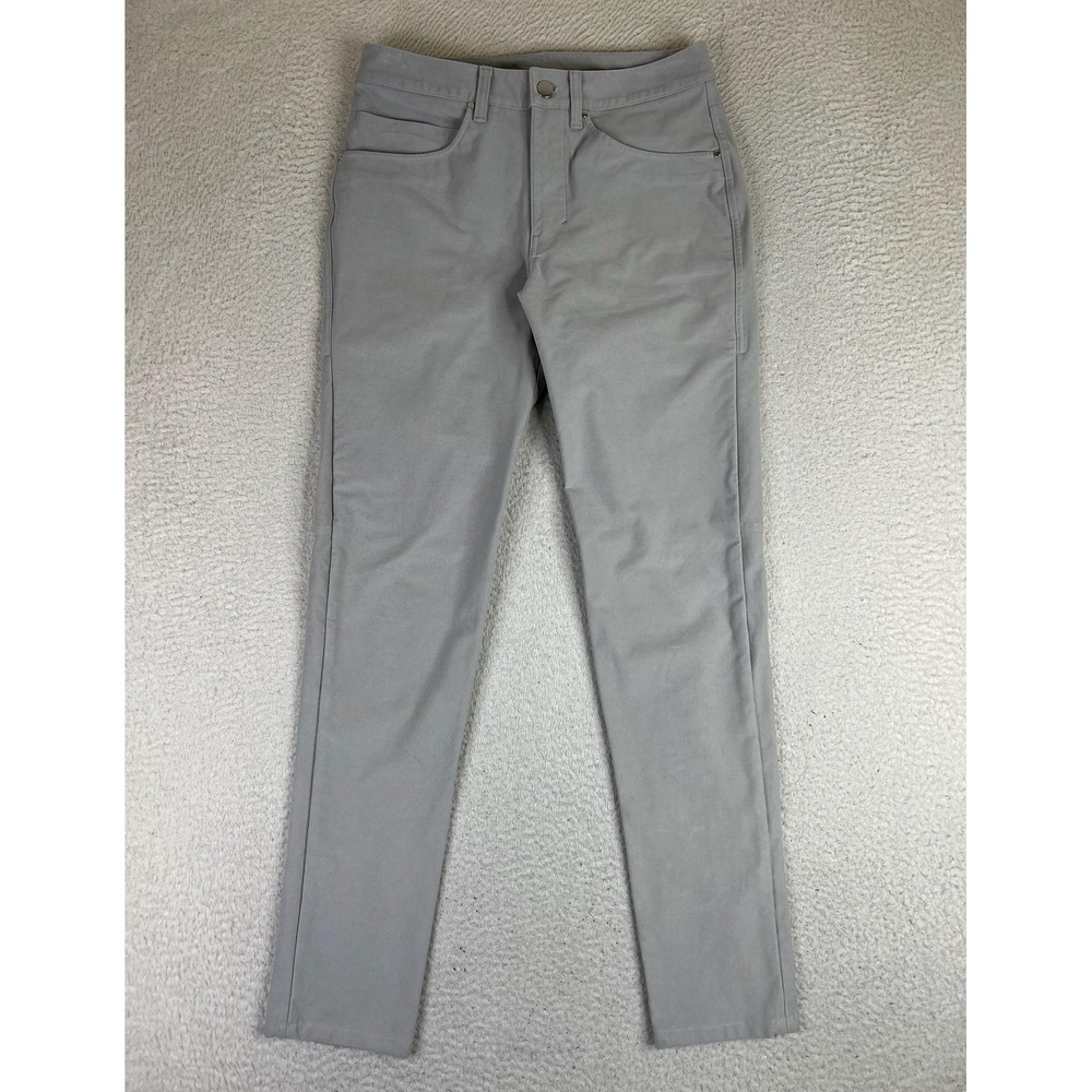 Lululemon ABC Slim Pants Mens 28 Gray Utilitech Performance Casual Chino 32L